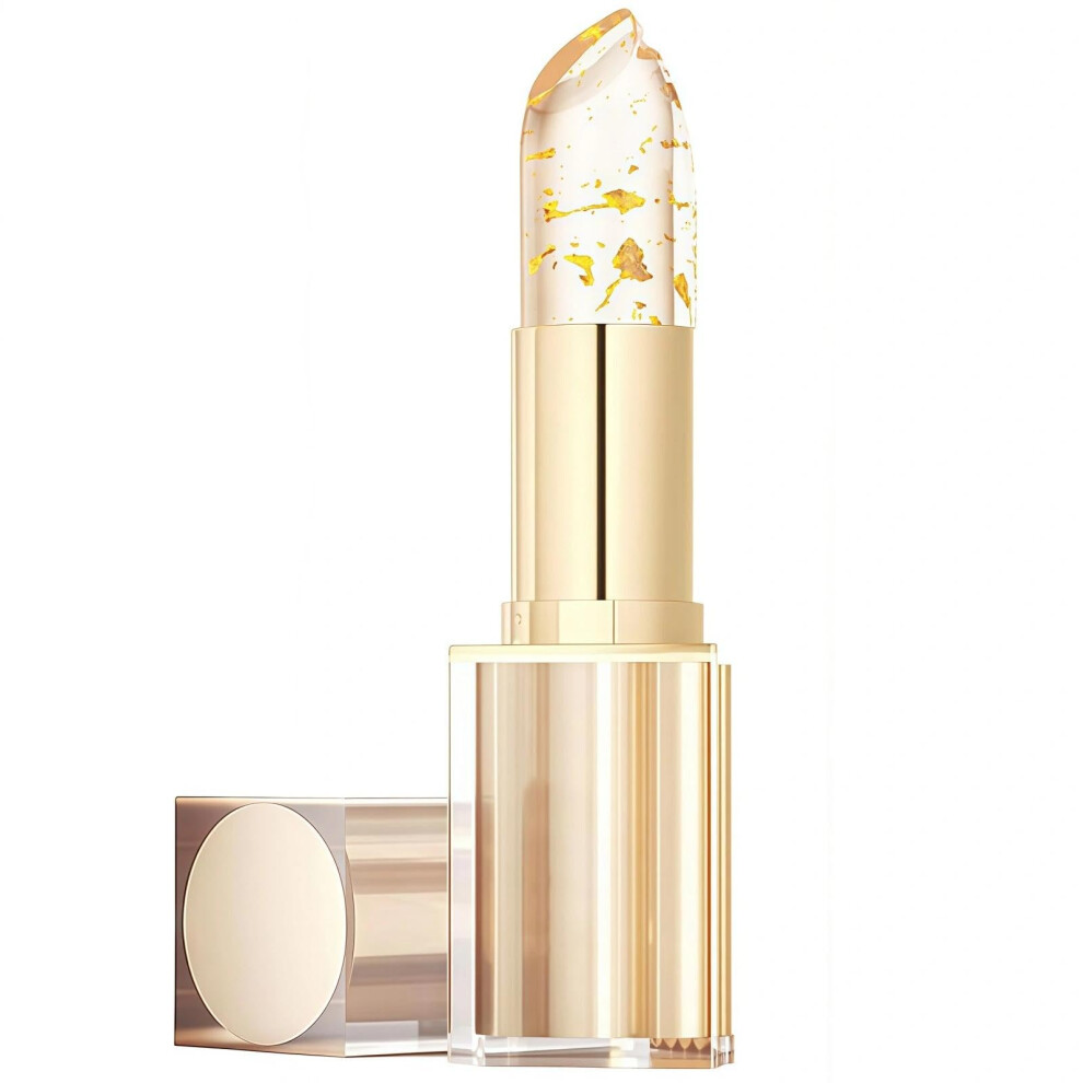 Sincereal Gold Colour Changing Lipstick, Ph Adjusting Lipstick With Foil, Transfer Proof & Long Lasting Moisturizing Clear Lip Stick, Hydrating, Glossy