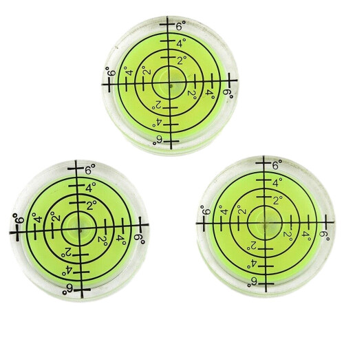 Taskar 3 x 32mm Precision Bullseye Bubble Spirit Level 1