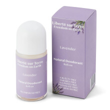 Freedom on Earth Natural Deodorant - Lavender | Aluminium Free | 24 Hour Protection for Men & Women | Vegan & Cruelty Free | Gentle Formula