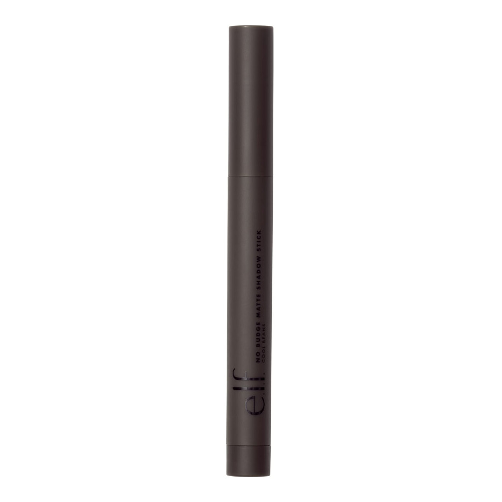 E.l.f. Cream Cosmetics No Budge Matte Eyeshadow Stick, One-Swipe Eyeshadow Stick, Long-Wear & Crease Resistant, Matte Finish, Cool Beans