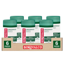 6 x Borotalco Original deodorant stick with microtalk, sweat without alcohol effectively 48 h - 6 air fresheners 40 ml each