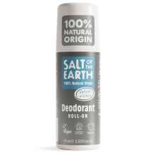 Salt of the Earth - Natural Deodorant Roll On for Men - Certified 100% Natural Origin Ingredients - Vegan, Long Lasting Protection