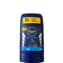 NIVEA MEN Fresh Active Deodorant Pen, Pack of 6 (6 x 40 ml), Aluminium Free, Subtly Masculine Scent, Stick, 48-Hour Protection, Nourishes the Skin