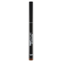 Collection Cosmetics Fast Stroke Felt Tip Eyeliner with Fine Tip, Long Lasting 24hr, Quick Drying Formula, 4ml, Brown