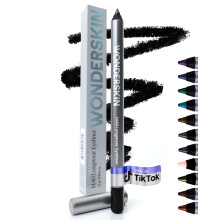 Wonderskin Eyeliner Pencil, 1440 Longwear Black Eyeliner Pencil - Waterproof, Sharpenable & Smudge Proof