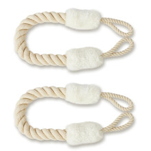 AYESY Anti-Crash Door Handles Rope,2pcs Door Stop Rope,Towel Clip