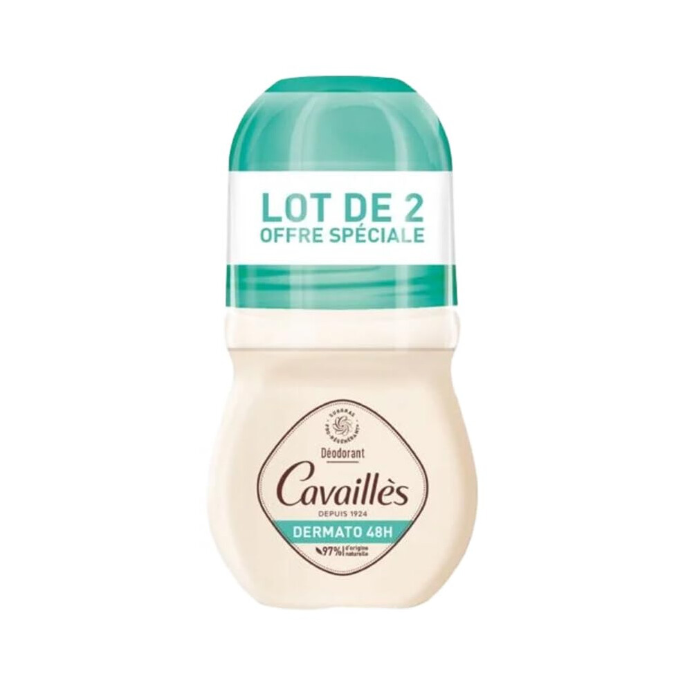Rogã© Cavaillã¨S Dermato Deodorant Sensitive Skin 48H Roll On 2 X 50Ml