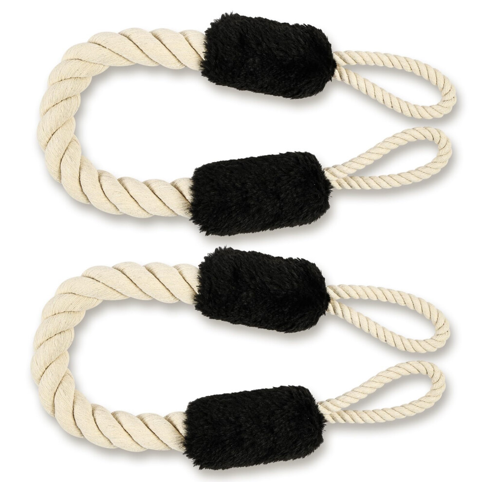 Anti-Crash Door Handles Rope,2Pcs Door Stop Rope,Anti-Collision Baby Pet Safety Finger Pinch Guard Protectors,Decorative Cord Clamp For Noise Ayesy