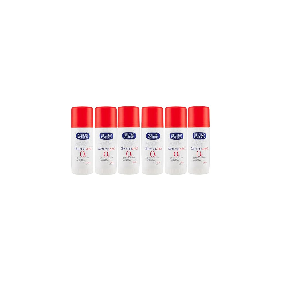 Neutro Roberts 6X Derma Zero Deodorant Deo Stick Deodorant Stick 40 Ml Hypoallergenic