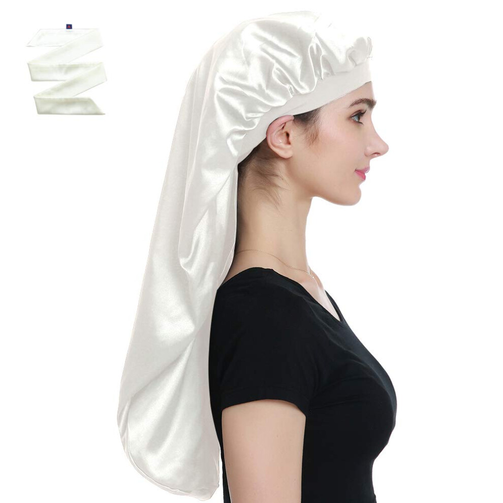 Alnorm Dreads Sleep Night Cap Hair Bonnet For Black Women