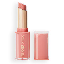 Revolution Pout Lip Gloss, Pigmented High Shine Formula with Hyaluronic Acid & Vitamin E, Vegan & Cruelty-Free, 3g, Shimmer Peach Sorbet Nude