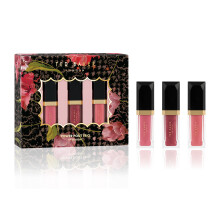 Ted Baker Power Pout Trio, 3 Lip Glosses, Delicate Peony, Sheer Rose & Glazed Pink, Playful Lip gloss Gift Set for Women - 3 x 4.34ml