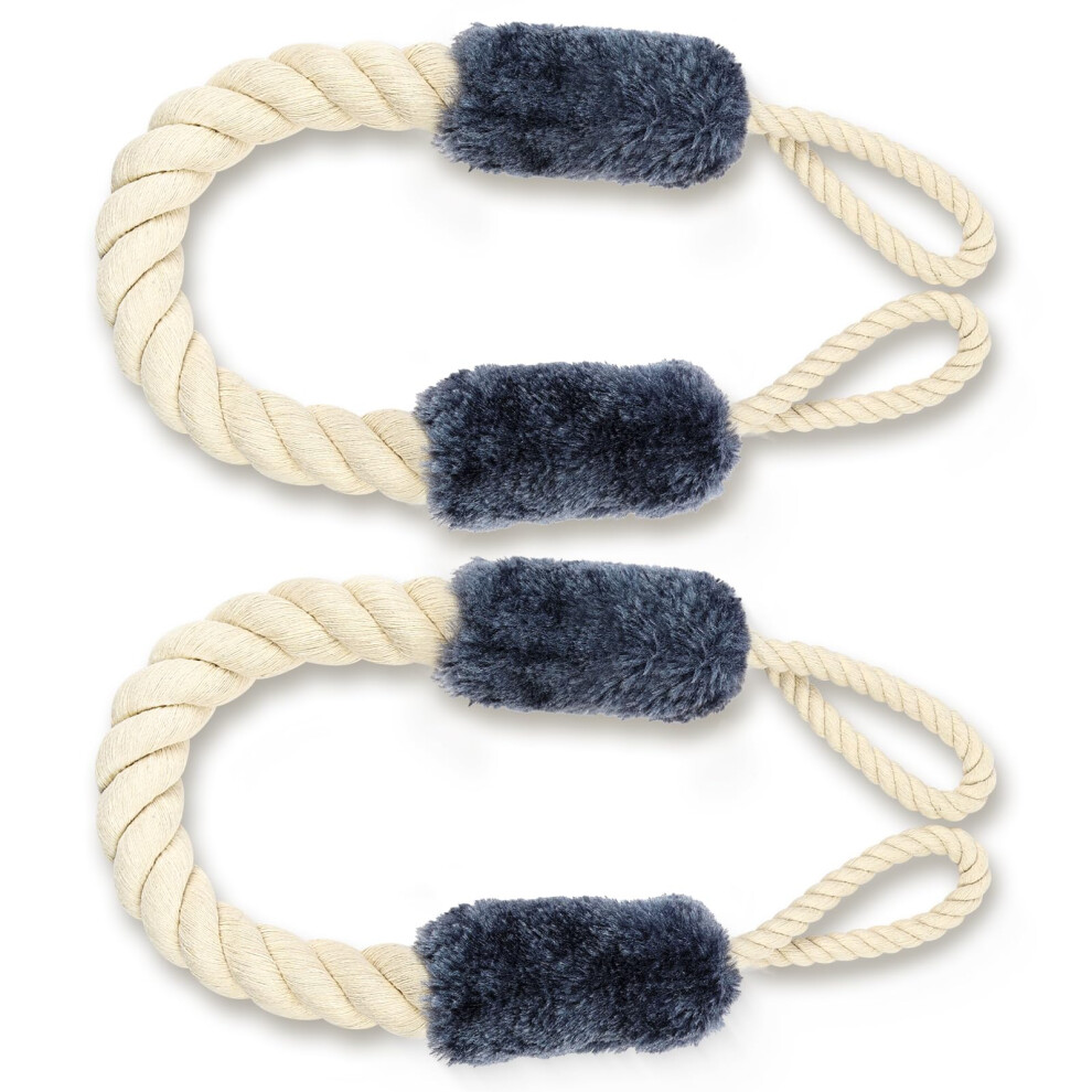 Anti-Crash Door Handles Rope,2Pcs Door Stop Rope,Anti-Collision Baby Pet Safety Finger Pinch Guard Protectors,Decorative Cord Clamp For Noise Ayesy
