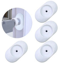 VEGCOO 4 Packs Stair Gate Wall Protector, Safety Stair Gates Extension Wall Saver Wall Guard Protector Pads for Pressure Mounted Gate, Door, Babies &