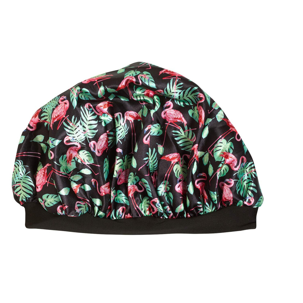 Bodylife Satin Sleep Bonnet Sleep Cap Flamenco Flamingo 27Cm