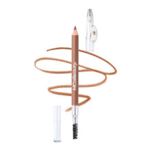 MCoBeauty - Everyday Perfect Brow Pencil - Light Medium Shade - Eyebrow Pencil Includes Built-In Spoolie Brush and Sharpener - Contains Castor Oil