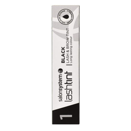 Salon System Lashtint Black Lash and Brow Tint, 15 ml