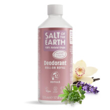 Salt of the Earth - Natural Deodorant Roll on Refill - x7 Uses - Lavender & Vanilla - 100% Natural Origin Ingredients - Vegan - Suitable for Men