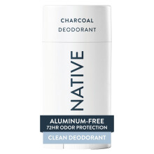 Native Deodorant - Natural Deodorant - Vegan, Gluten Free, Cruelty Free - Free of Aluminum, Parabens & Sulfates - Born in the USA - Charcoal