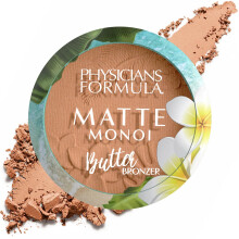 Physicians Formula, Matte Monoi Butter Bronzer Powder, Waterproof Matte Formula Infused with Nourishing Monoi and Murumuru Butter