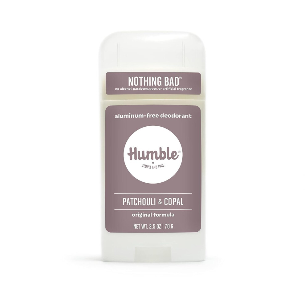 Humble Simple And True. Humble Patchouli Copal Frankincense Deodorant, 2.5 Oz