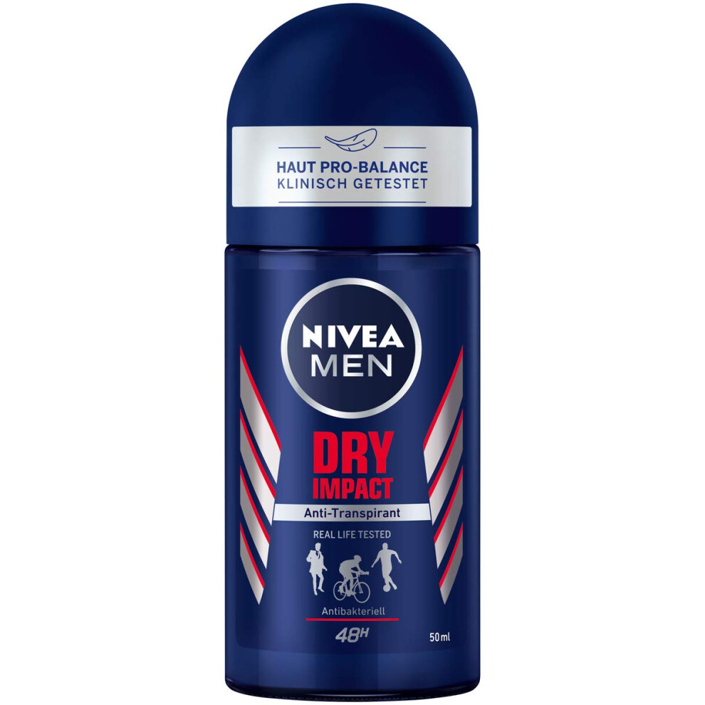 Nivea Men Dry Impact Roll-On Deodorant 50 Ml