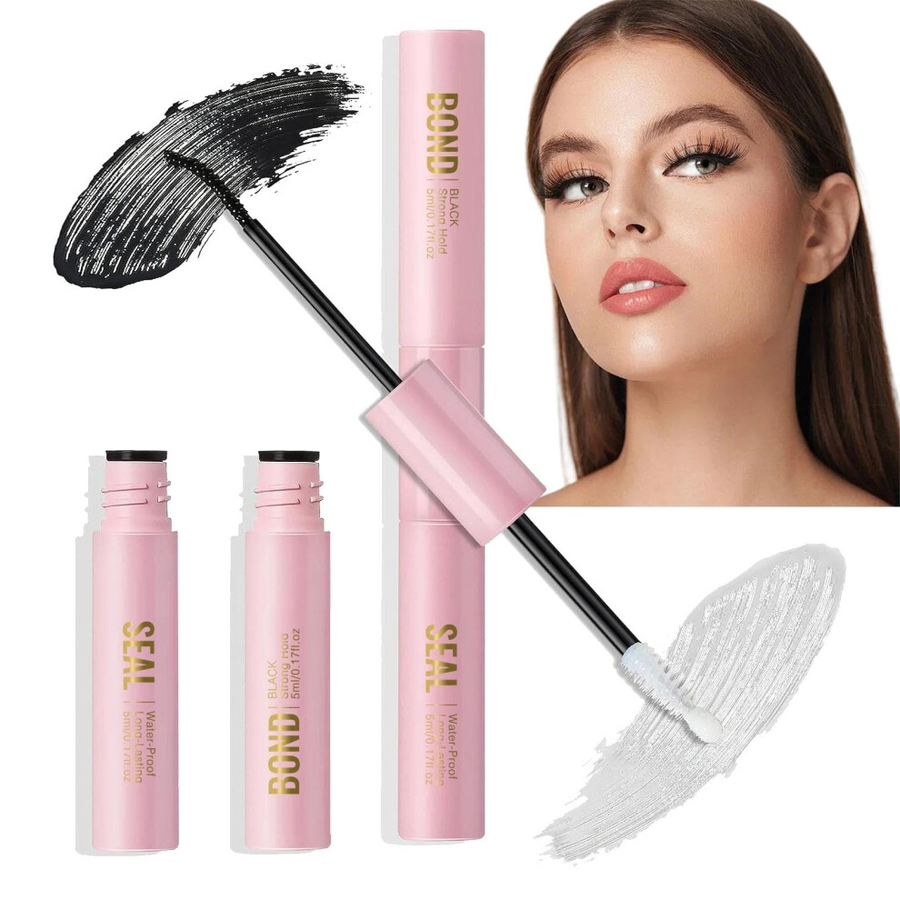 Eliiskinn Lash Bond & Seal, Professional Cluster Lash Glue For Diy Extensions Â Super Strong Latex Adhesive