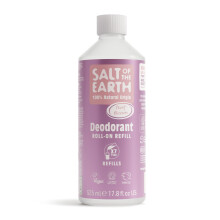 Salt of the Earth - Natural Deodorant Roll on Refill - x7 Uses - Peony Blossom -100% Natural Origin Ingredients - Vegan - Suitable for Men