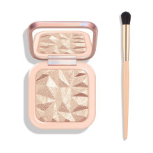KYDA Face Highlighter Palette, Face Illuminator Glow Palette, Pearl Shimmer Smooth Baked Powder, Lightweight High Pigmented Highlighter Makeup