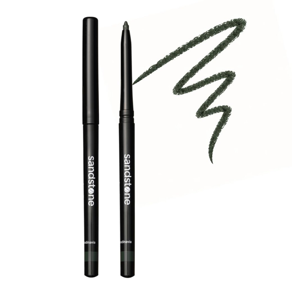 Sandstone Scandinavia Waterproof Eyeliner Pencil - Long-Lasting Gel Eye Liner For Sensitive Eyes - Hypoallergenic & Smudge-Proof - Fragrance-Free