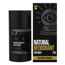 The Beard Struggle Natural Deodorant - Marauder’s Defense - 100% Natural Charcoal Infused Deodorant Men Aluminum Free - Platinum Collection