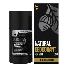 The Beard Struggle Natural Deodorant - Marauder’s Defense - 100% Natural Deodorant - Aluminum Free - Charcoal Infused - Silver Collection