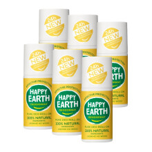 Happy Earth Deodorant – For Women and Men – Roll-On Deo – 100% Pure Natural & Vegan Ingredients – Jasmine Ho Wood – 75 ML