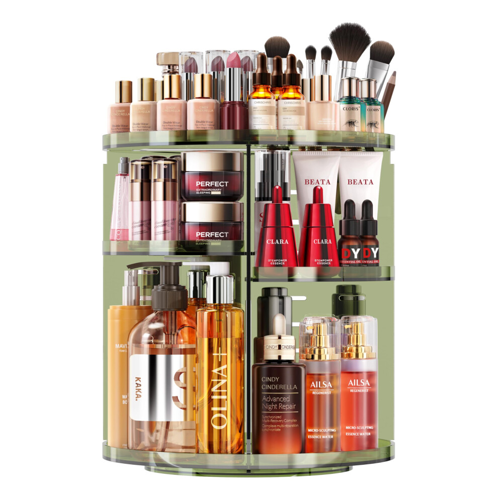 Auxmir Rotating Makeup Organiser, 9-Tier Adjustable Makeup Organiser With 360 Degree Rotation