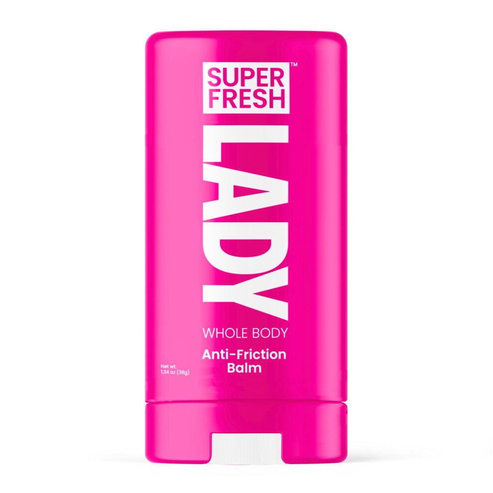 Super & Fresh Co. Lady Parts Anti-Chafe And Friction Stick - Prevent Skin Chafe Rash And Irritation - For Thighs Arms Bra-Lines & More