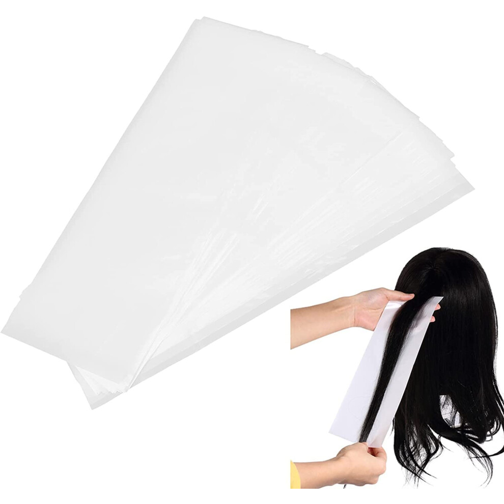 Brrnoo 100Pcs Hair Dye Paper, Professional Reusable Hair Coloring Highlights Isolation Paper