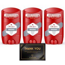 OS Original Deodorant Stick - Long Lasting Fresh Scent (3 x 50ml)