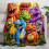 Couverture en flanelle dinosaure souriant – Microfibre douce, 8 3