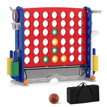 4-in-1 Riesen-Verbindungsspielset mit Basketball, Ringwurfspiel und Golf