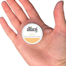 The Natural Deodorant Co. Mini/Sample Size 10g, Tangerine Gentle Deo Cream, Lasts 10 Days, Effective Protection