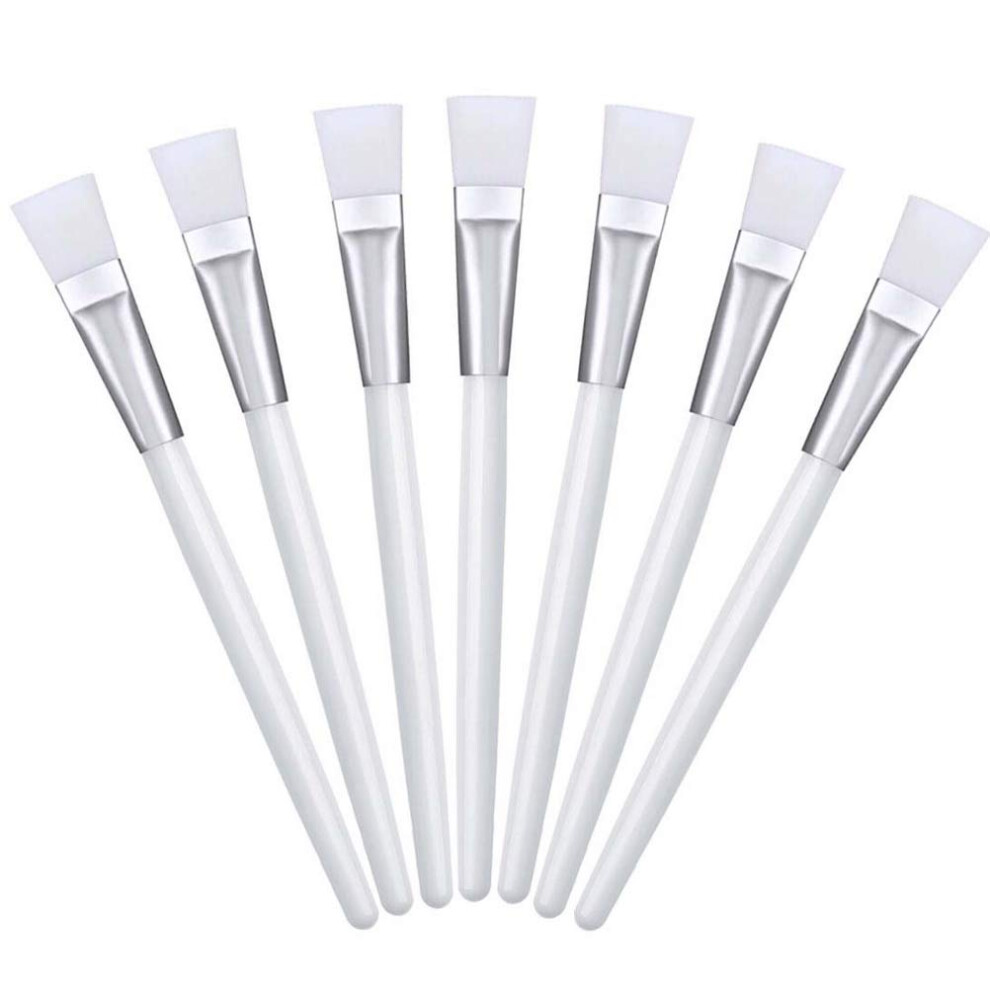 Nuoshen 24 Pcs Facial Mask Brushes For Cosmetic Makeup, Soft Silicone Face Mud Mask Applicator Brushes Mask Beauty Tool For Applying Facial Mud Mask