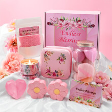Gifts for Women, Birthday Pamper Hamper for Her, Ladies Relaxation Spa Bath Set, Self Care Get Well Soon Thank You Gifts for Best Friend Sister Wife