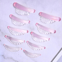 10 Pcs Lash Lift Pads Reusable Lash Lift Shields Silicone Curler Rods Eyelash Lifts Rods Soft Shell Pink Eyelash Lifts Pads Tools For Eye Lashes