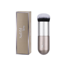 Kabuki Makeup Brush for Powder, Cream, Liquid Foundation, Sunscreen, Blush Blending & Bronzer - Professional Full Face Make Up Brush