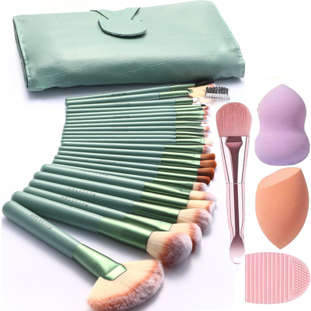 Nevsetpo Makeup Brushes, Quality Make Up Brushes 28Pcs Makeup Brushes Set Professional & Beginner Make-Up Sets & Case