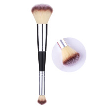 IRYNA Foundation Brush for Liquid Makeup,2-in-1 Contour Brush,Concealer Brush,Makeup Brush for Buffing Blending Sculpting Highlight Contouring,Double