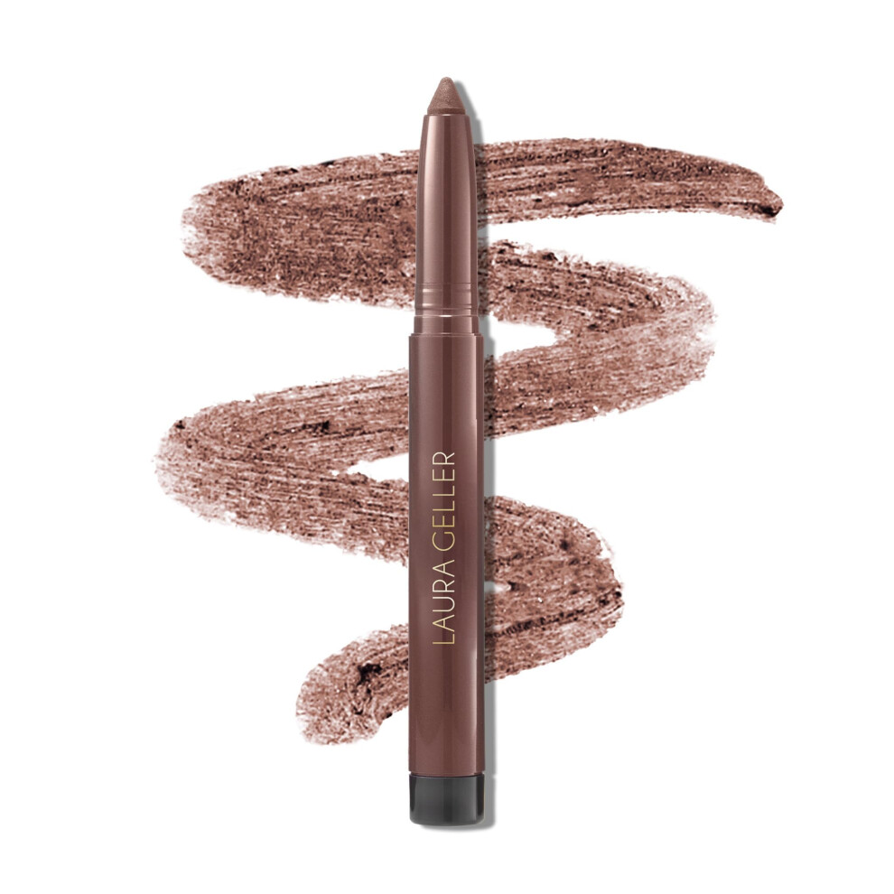 Laura Geller New York Longwear Eyeliner Pencil With Caffeine, Smooth & Blendable Makeup, Soft Slate