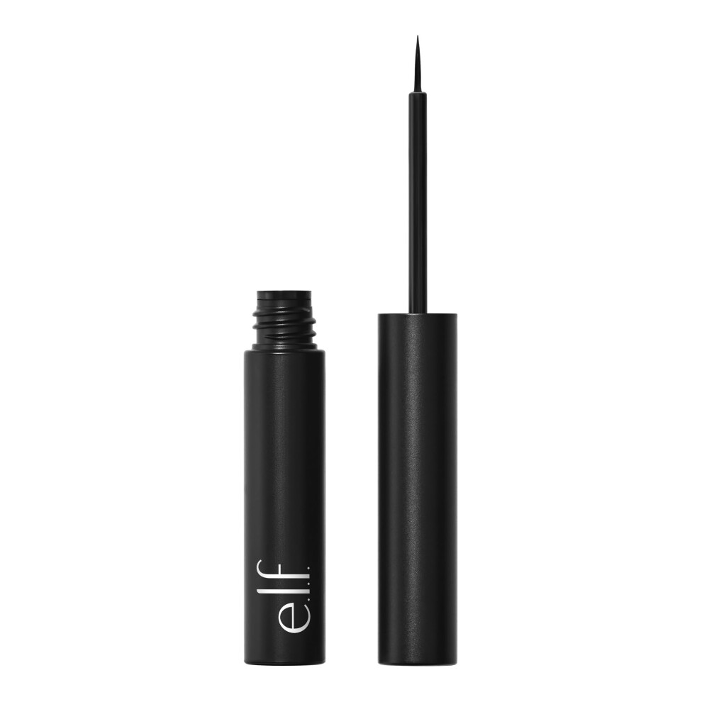 E.l.f. Cosmetics Black E.l.f. Precision Liquid Eyeliner, Ultra Fine Tip, Creates Bold, Defined Lines, 0.13 Fl Oz (3.8Ml)