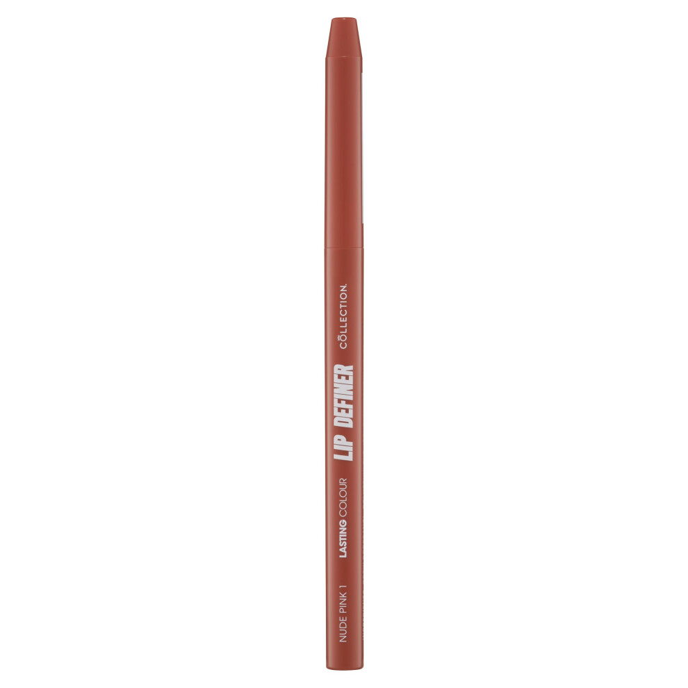 Collection Pink,Cream Cosmetics Smooth, Long-Lasting, Lip Definer Pencil, 4.2G, Nude Pink
