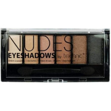 Technic Nudes Eyeshadow Palette - 6 Pigmented, Professional, Long Lasting & Blendable Shimmer Shades for a Natural